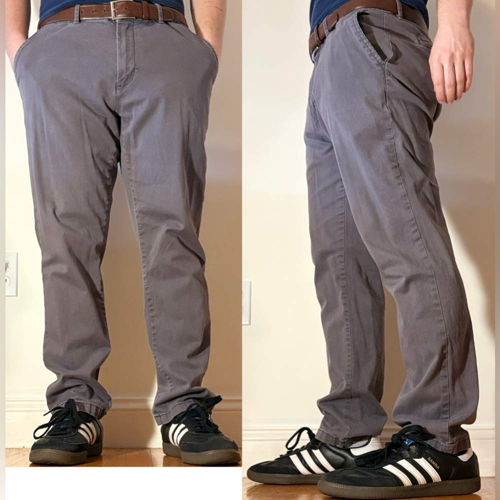 Men's Waterproof Vintage Gray Pants